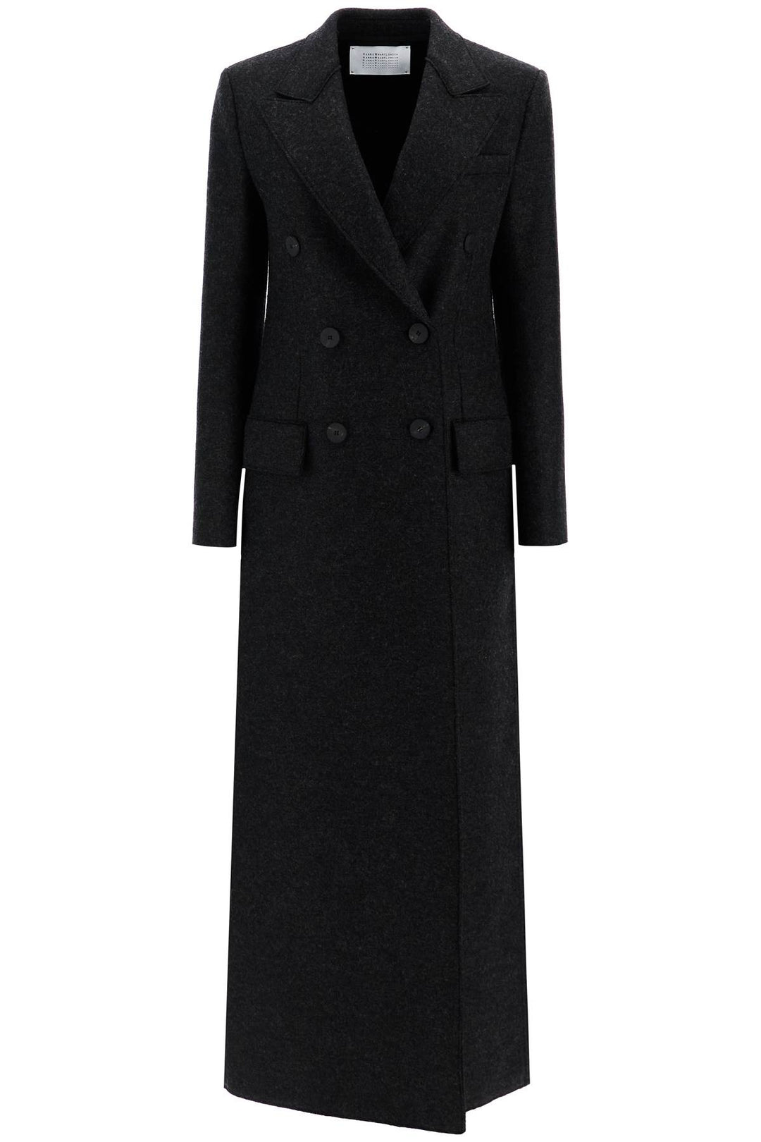 Double Breasted Pressed Wool Coat