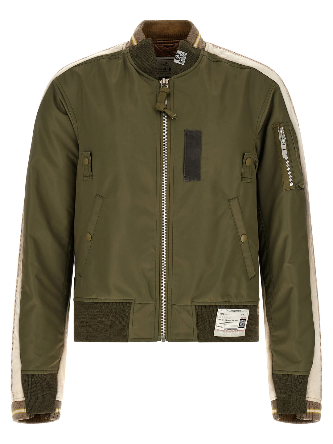 Maison Mihara Yasuhiro Aviator Bomber Jacket Puffer Jackets - Multicolor | cabcdc55be374422987a3f3c329daf3c3e39c262