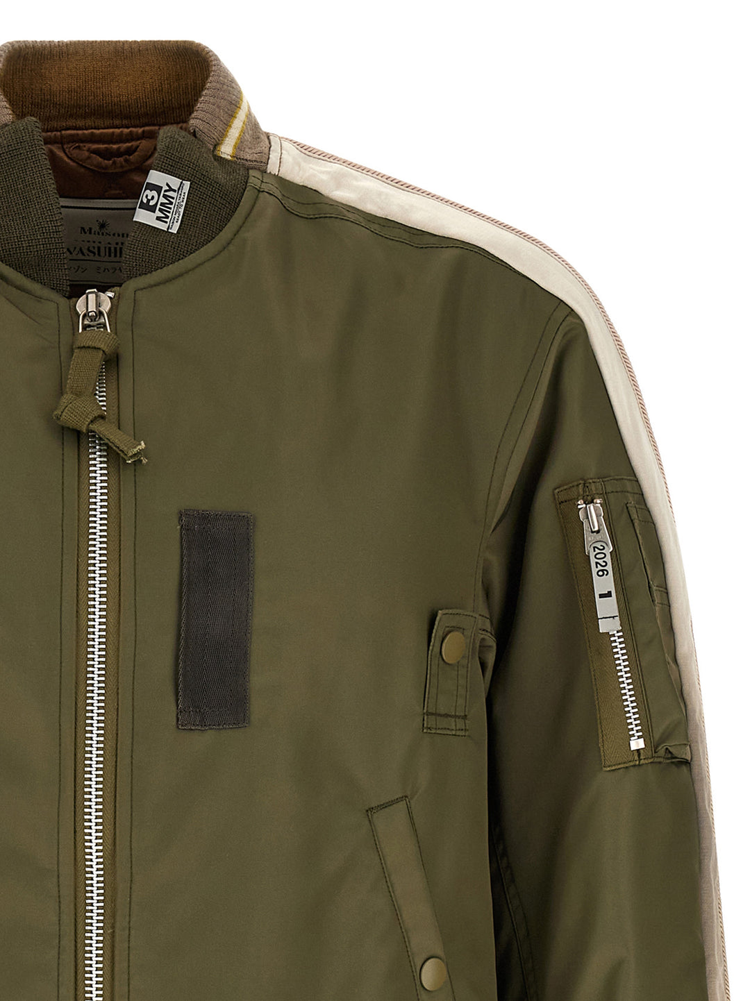 Maison Mihara Yasuhiro Aviator Bomber Jacket Puffer Jackets - Multicolor | 61e39e3829109be0e6a91e89ce4fc9c0705e1479