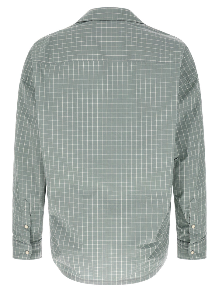 Maison Mihara Yasuhiro Shirt Adhesive Decorations Shirt and Blouse - Light Blue | cedd1c70b173eccf9227415f6b5a7bad1f685333