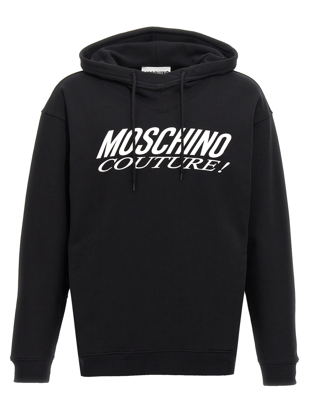 Logo Print Hoodie Sweatshirt White/Black