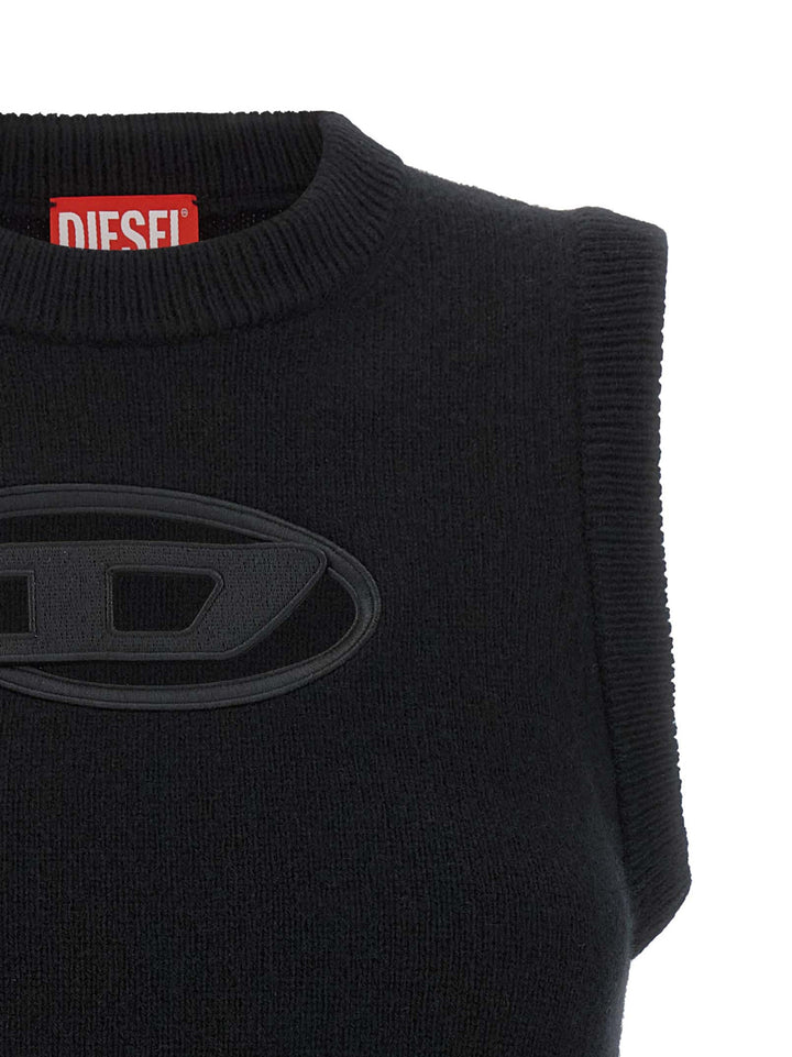 Diesel M-Argarin-Sl Gilet - Black | 15e6ef262e0d47902e329b17bdeefb518430a7c3