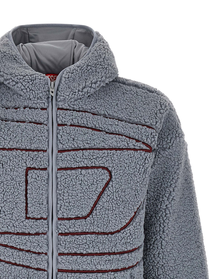 Diesel S-Zat Sweatshirt - Gray | 0ce221336b871ee079818da29eb4f83a1ae8508b