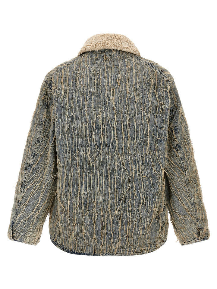 Diesel D-Ivar-S Puffer Jackets - Light Blue | 1a0b88ae70fe0e95d132d1fda29e1166e00b195c