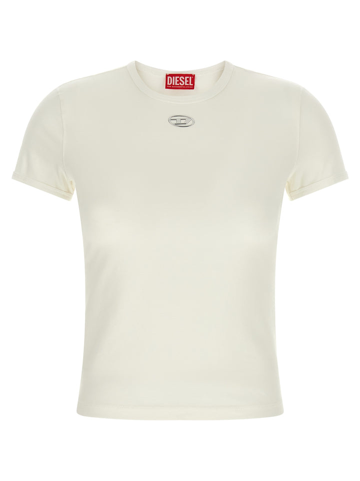 Diesel Uncutieslong-Od T-shirt - White | b4e3bd31dc2952ba15114df348505f9e5c0b4e21