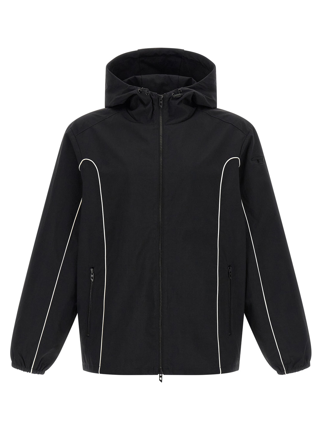 Diesel J-Hives-Wrd Puffer Jackets - Black | acb0784ad6d8d0c9817ac9c329e010cd980c107e