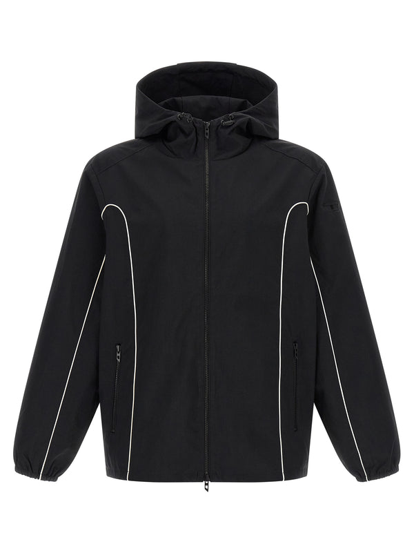 J-Hives-Wrd Puffer Jackets Black
