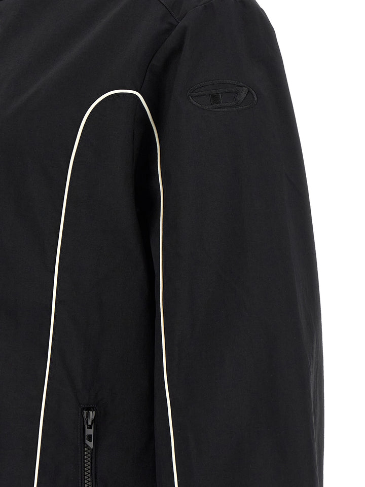 Diesel J-Hives-Wrd Puffer Jackets - Black | 1931f527979aeeef7dd2c6f0ed49bdd9f8abdea3