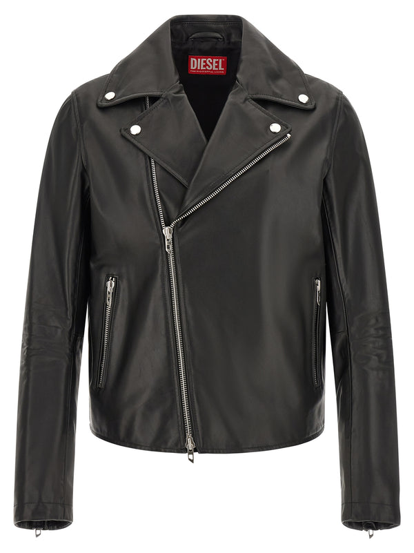 L-Eo-Wrd Puffer Jackets Black