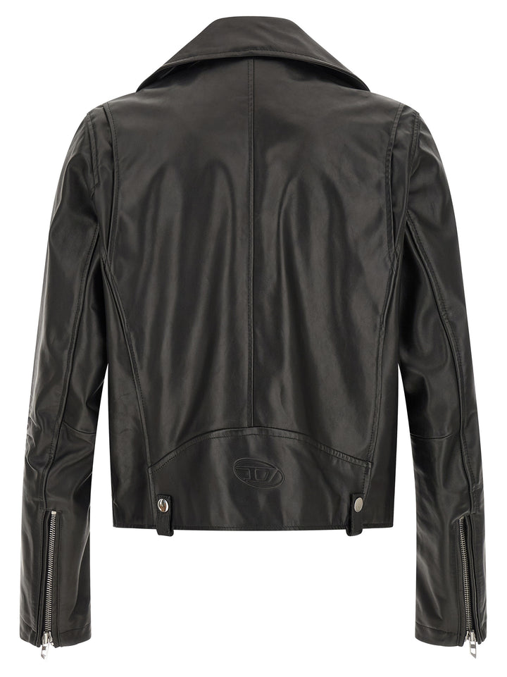Diesel L-Eo-Wrd Puffer Jackets - Black | ae93b6ab104884ba4320a5456ca92f7463c556ac