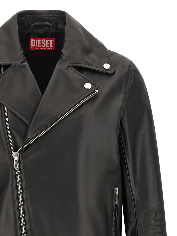 Diesel L-Eo-Wrd Puffer Jackets - Black | ab3dd9ac29949bc06267a2c5573244656ccfafea