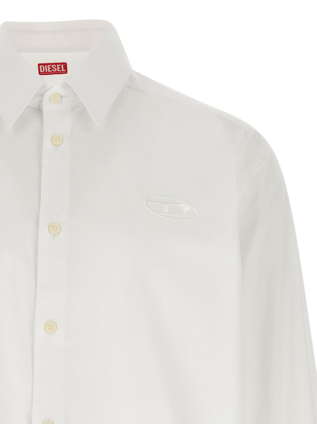 Diesel S-Simply-Gsbh Shirt and Blouse - White | 5c37e147a758504668940635673924d15fd3a032