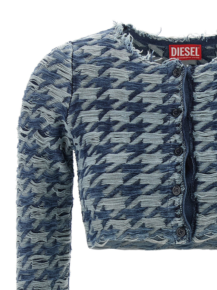 Diesel M-Hella Sweaters and Cardigans - Blue | f10f2905cc61d6aab72c93edb905b3fe49191e23