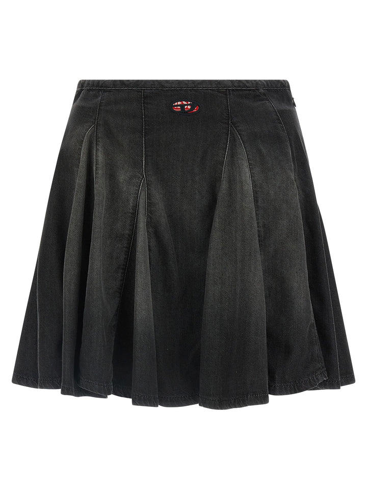 Diesel De-Spiki-S Skirts - Black | 42721f705a4192dfe6f245e4e43107e2e0f9e35e