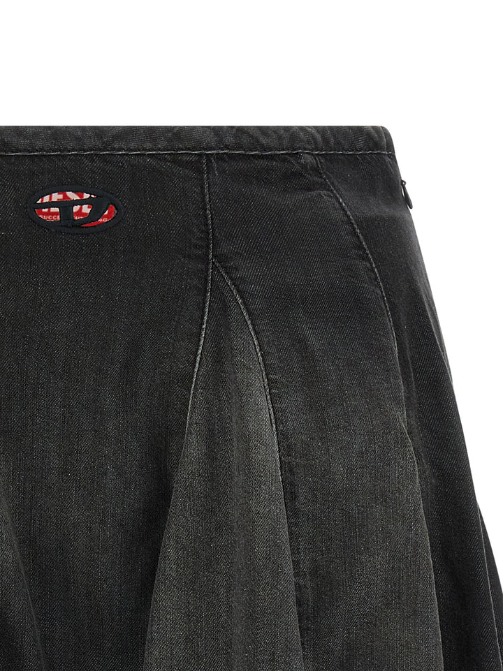 Diesel De-Spiki-S Skirts - Black | 7088f3995f314609d5052b15b50ecc0606cf9884