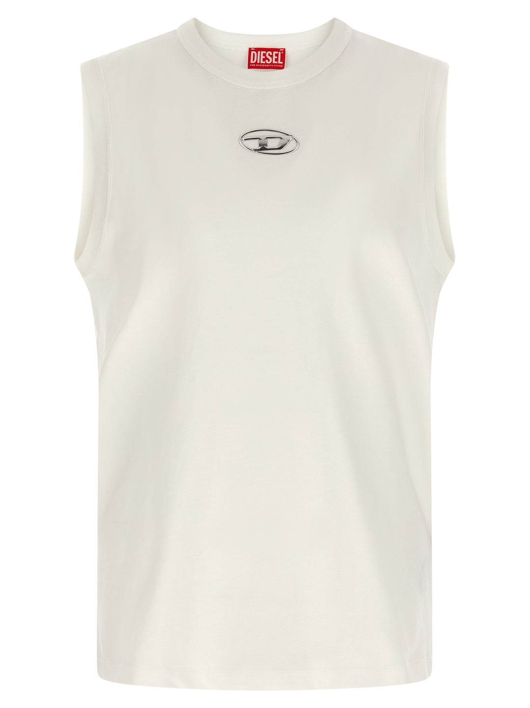 Diesel T-Bisco-Iod Tops - White | e1594db41e92a2cd2f14395ade788fe5686ce3b6