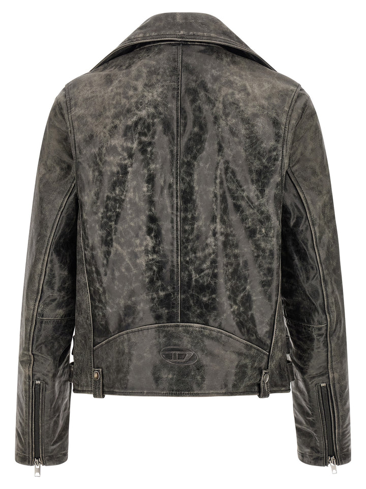 Diesel L-Eon-Cjcm Puffer Jackets - Gray | 00ca104388a1d7ef90c07cf35b4e40bb5a47d393