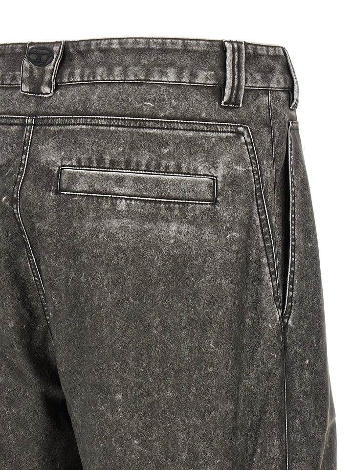 Diesel P-Delly-Njcj Pants - Gray | 925db18a509e9f056438d5e96db5c5b2e53a65a0