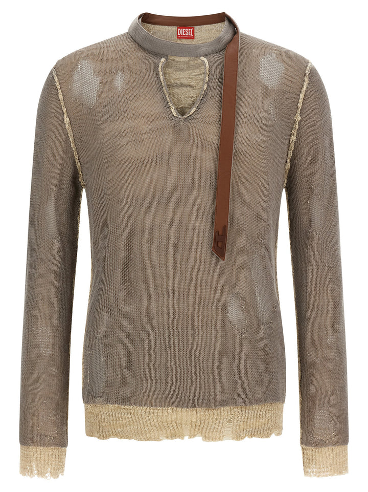 Diesel K-Daianeris Sweaters and Cardigans - Gray | 981a93e2f13526390945f7a78b5b979be24baff3