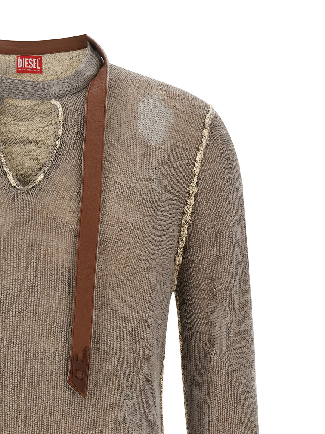 Diesel K-Daianeris Sweaters and Cardigans - Gray | 8c038faa4e7c7dbf6eb516bf5f9a65881d809b3c