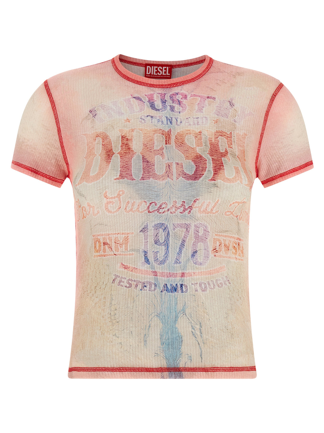 Diesel T-Iana T-shirt - Pink | 2dd49c2862ea87b2626938a06d5c2021dd61e434