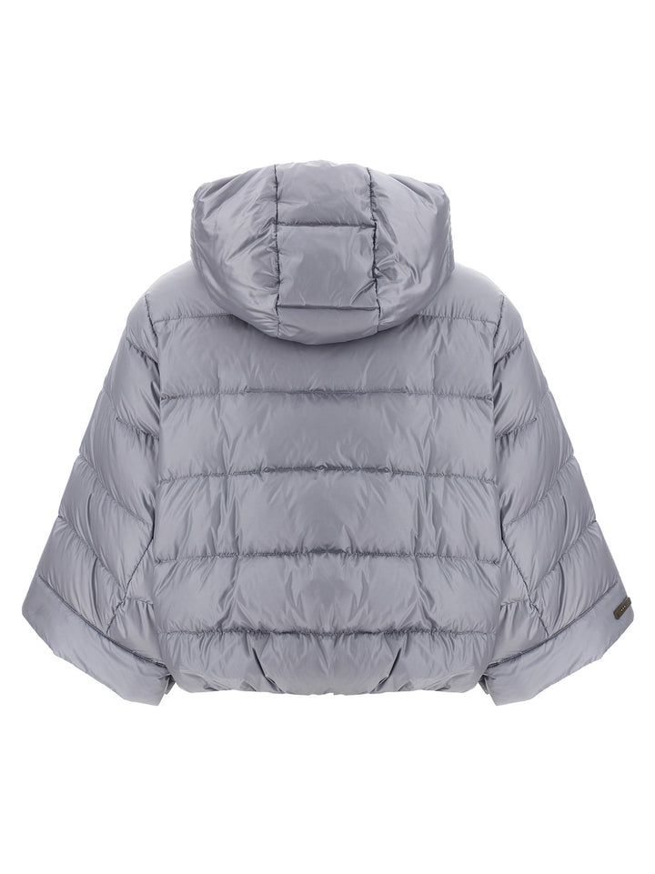 Peserico Cape Down Jacket Puffer Jackets - Gray | 18aa12d94d3654c42e4c3114ab1eaa310ff85e3f