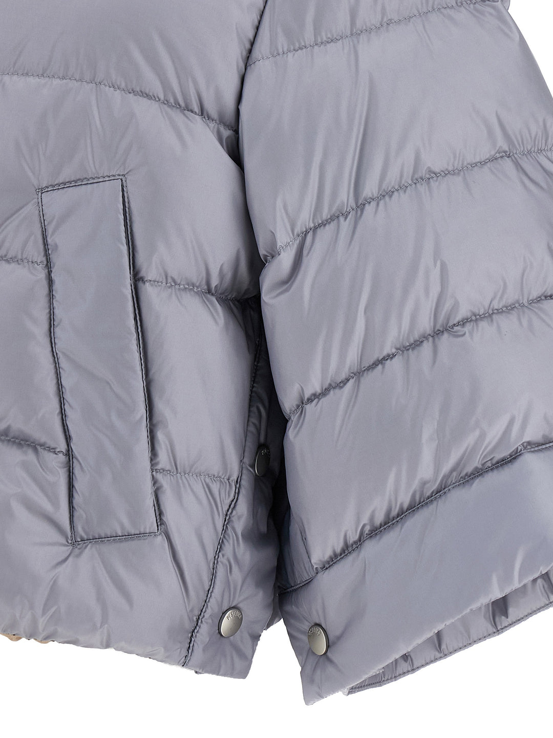 Peserico Cape Down Jacket Puffer Jackets - Gray | 09c738f4d732017707528bc7380af8eeafa77bb4