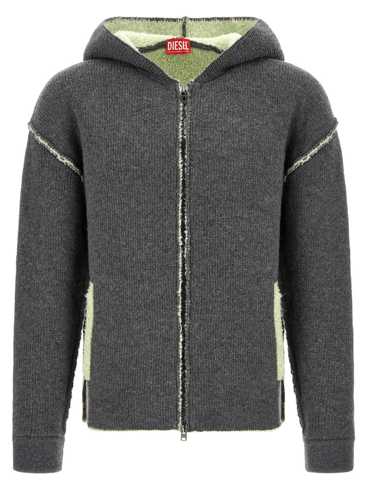 Diesel K-Boubby Sweatshirt - Gray | f4dd42fd32ec5cea8e544dd34661aa7a7526d64d