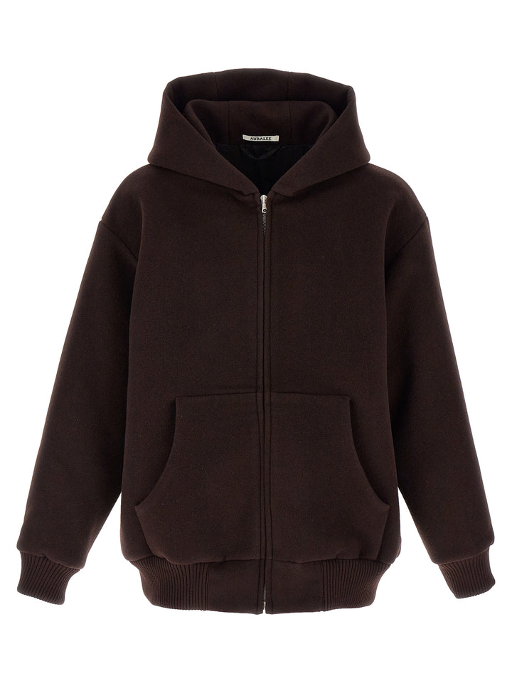 Hooded Jacket Casual Jackets, Parka Brown