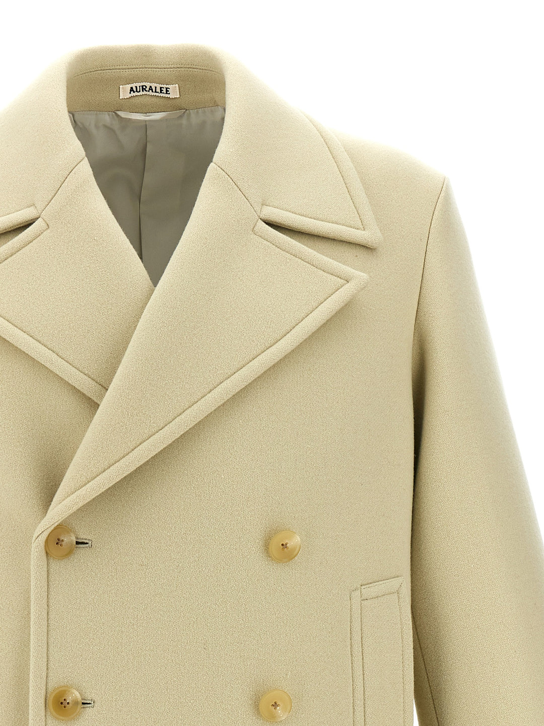 Double-Breasted Coat Coats, Trench Coats Green