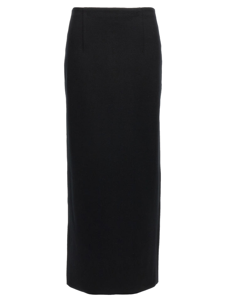 Auralee Double Face Knit Skirt Skirts - Black | a3e6b363e7845bc4ad3c9119230b5a8db9c7d517