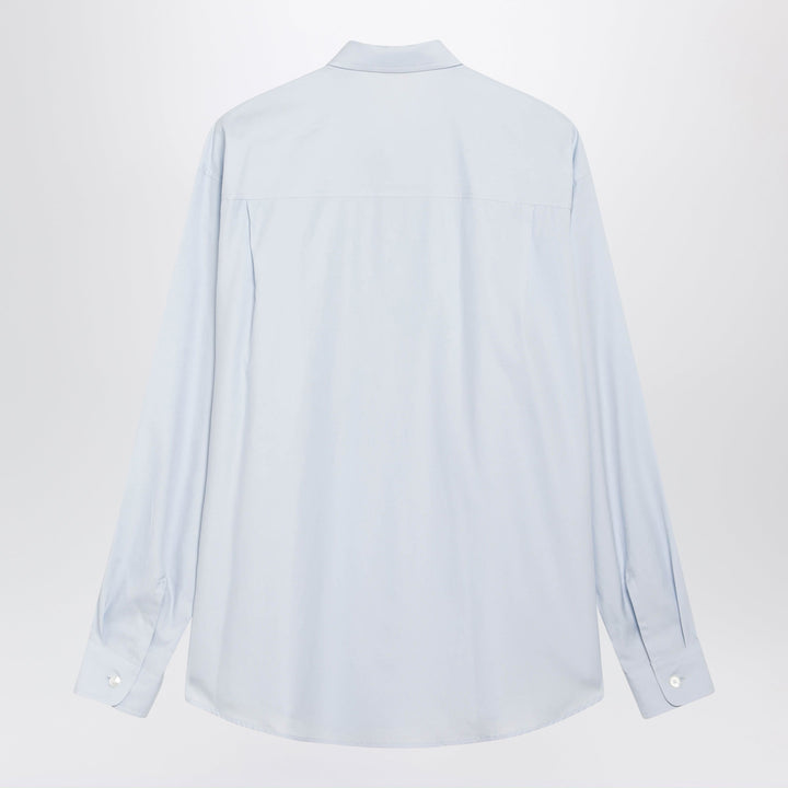 Auralee Finx Oversized Light Blue Cotton Twill Shirt