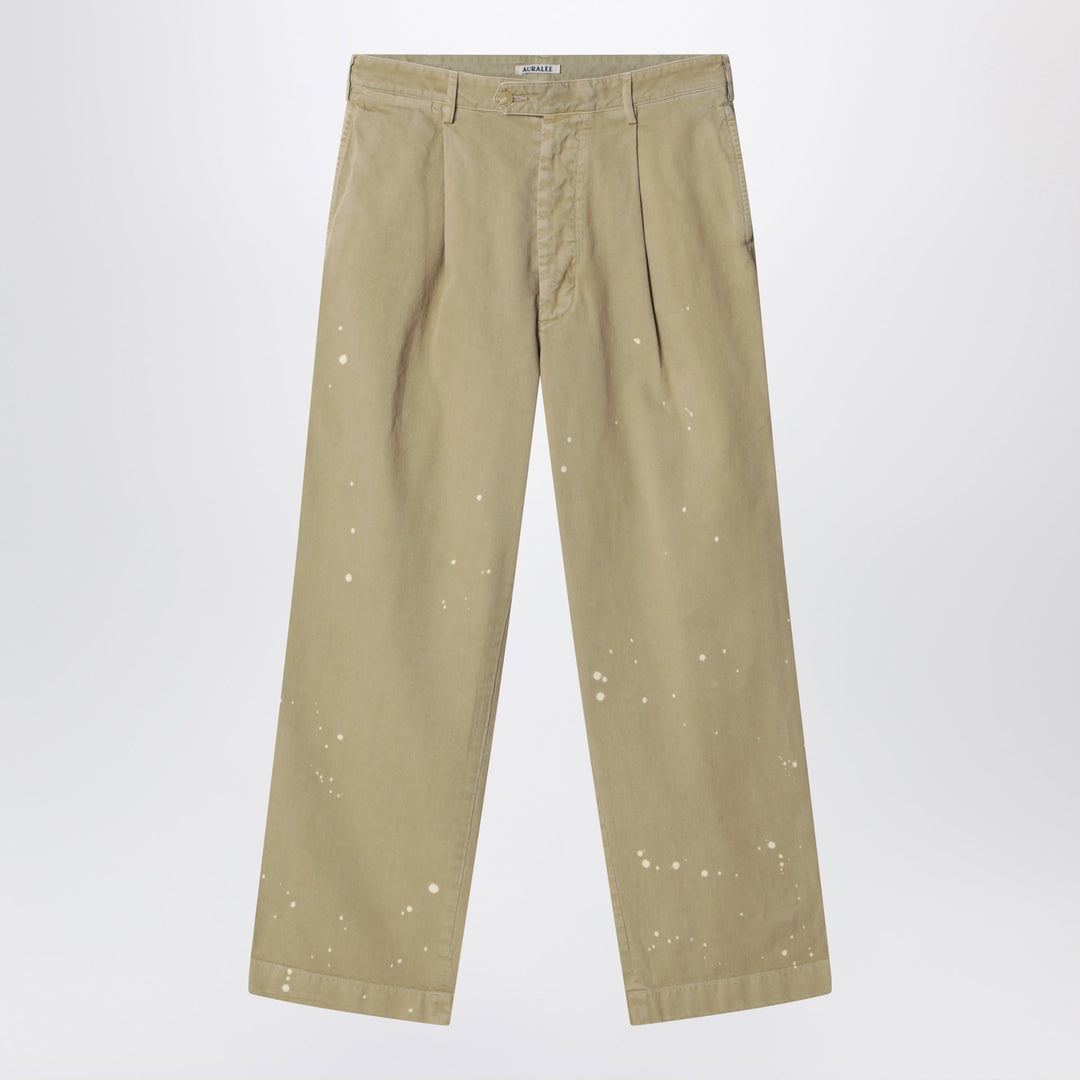 Auralee Pants - Beige | 9612b1bfa71a68beda934bf5334eeb0d8ae4e0f7