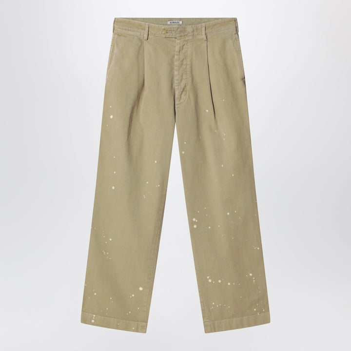 Auralee Pants - Beige | 9612b1bfa71a68beda934bf5334eeb0d8ae4e0f7