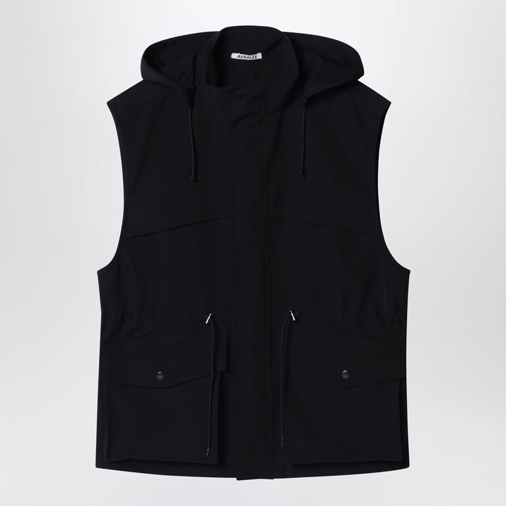 Auralee Vests - Black | 077be26b0a0998b62d3134113ab9b874b8e52f07