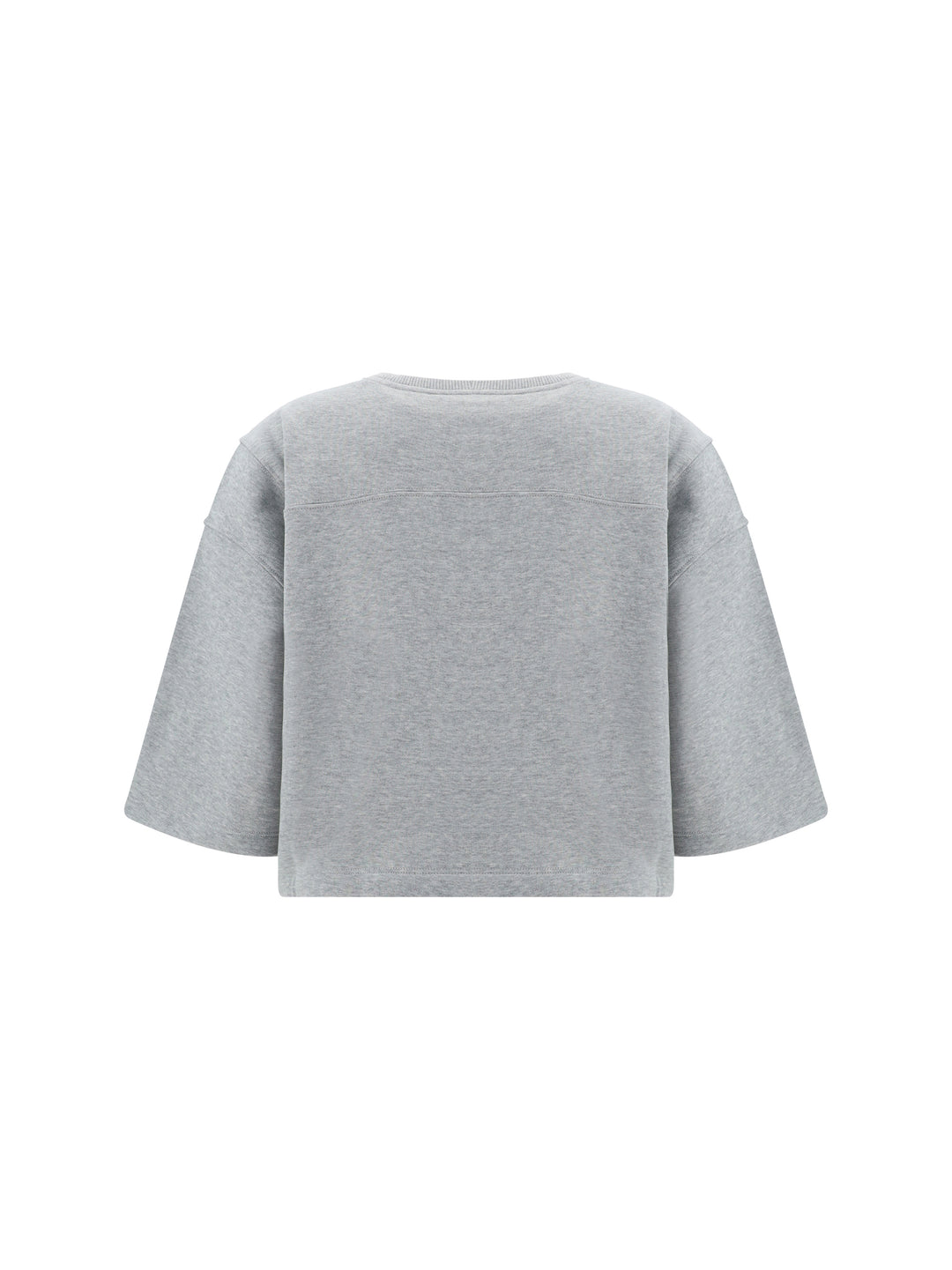 BALMAIN FRUIT FLEECE CROP T-SHIRT