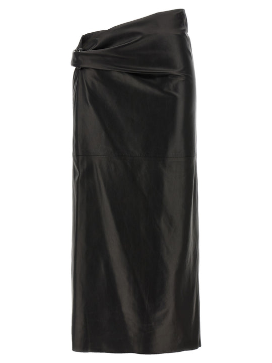 Plongé Nappa Skirt Skirts Black