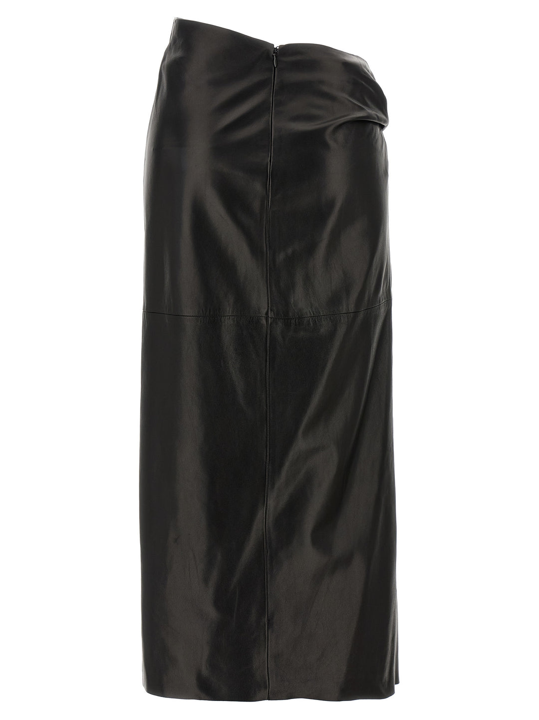 Alberta Ferretti Plongé Nappa Skirt Skirts - Black | 3bb02979df369615cdebb062afd9be85c11ac22a
