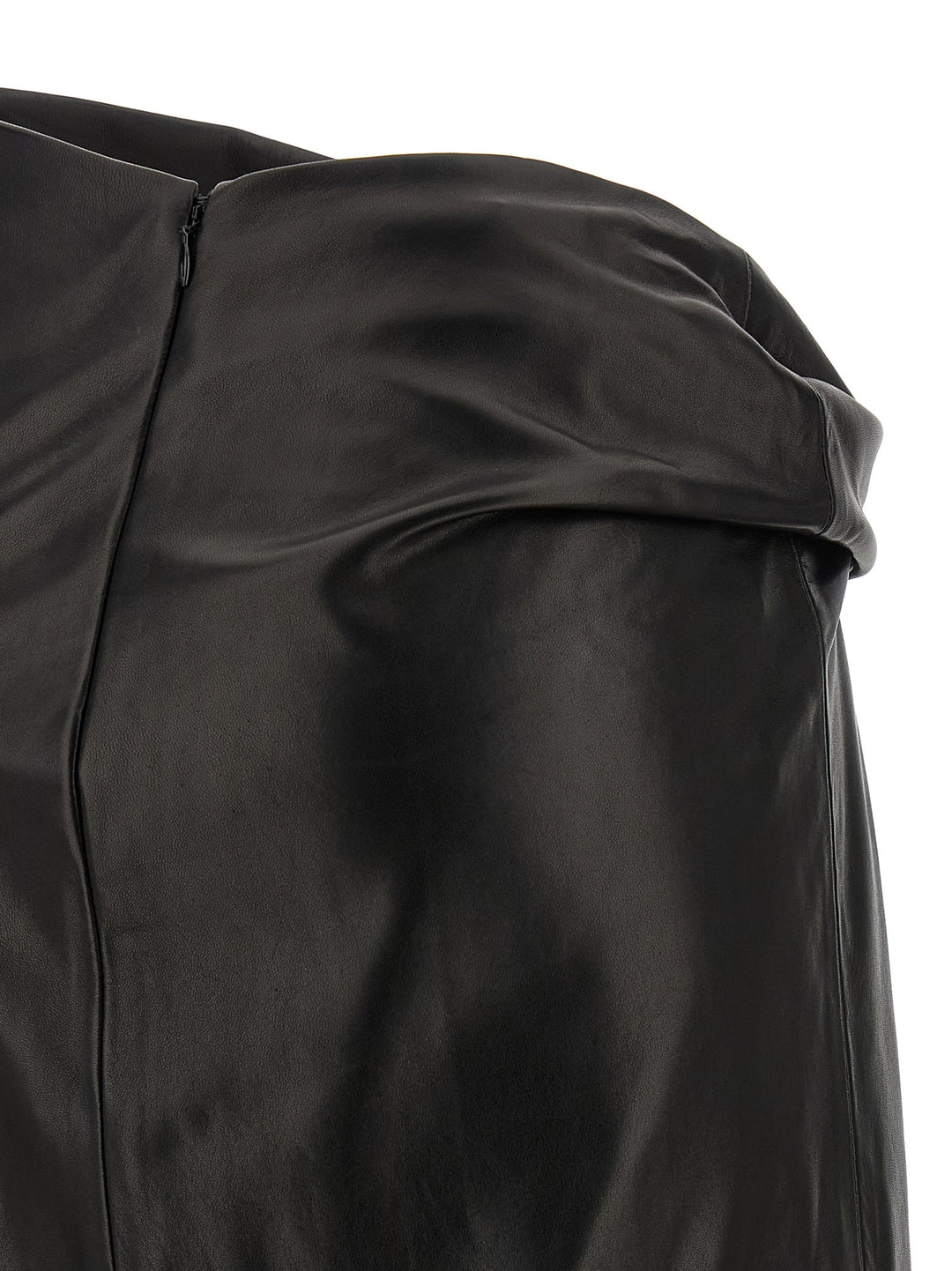 Alberta Ferretti Plongé Nappa Skirt Skirts - Black | 995ad43ed0defbd63ddefd8cd958c5fd41463272