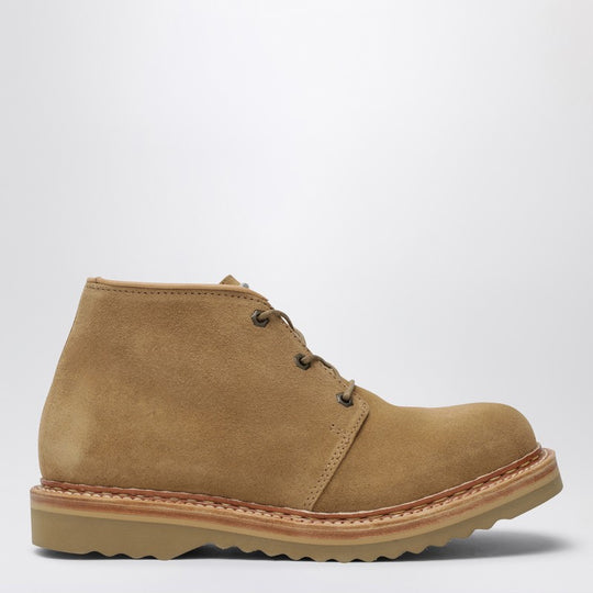 Beige Suede Chukka Boots