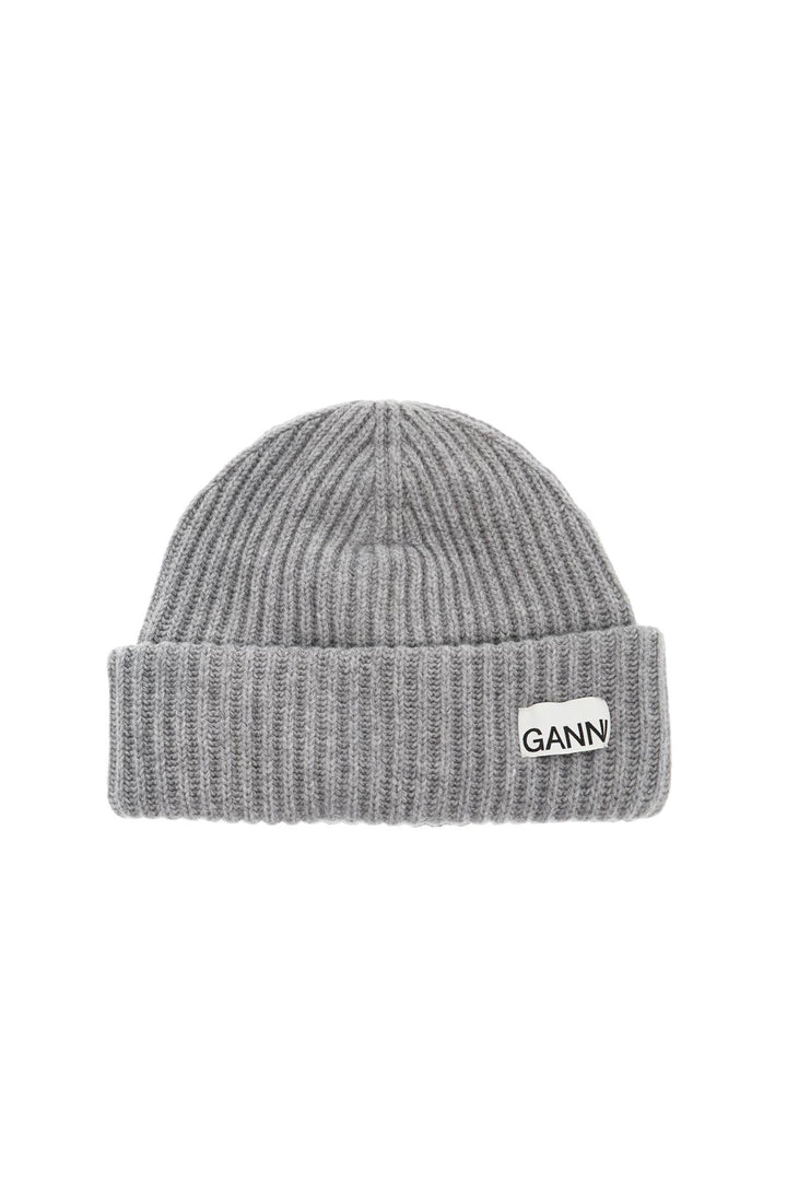 Beanie Hat With Logo Patch