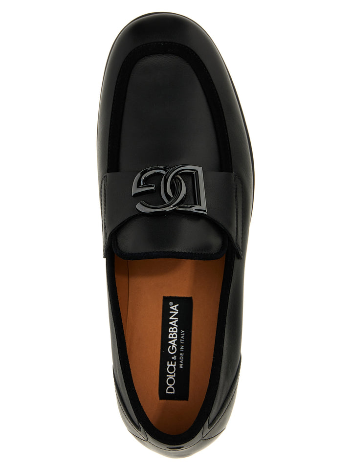 Logo Loafers Black