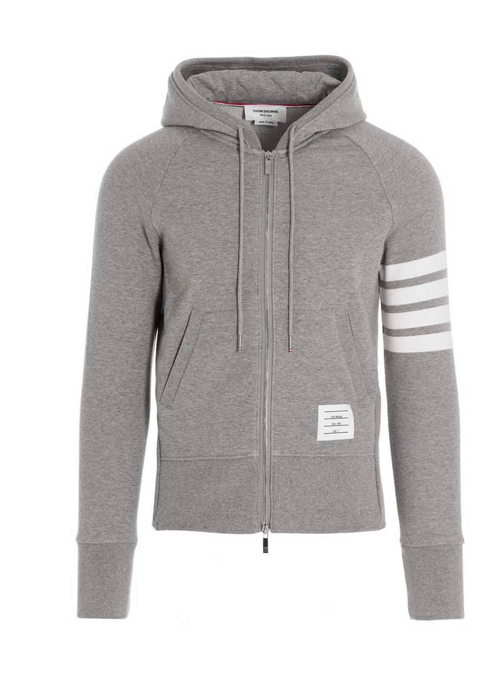 Thom Browne 4 Bar Sweatshirt - Gray | 723b77efa265a690d46be6350560b6d30e3da531