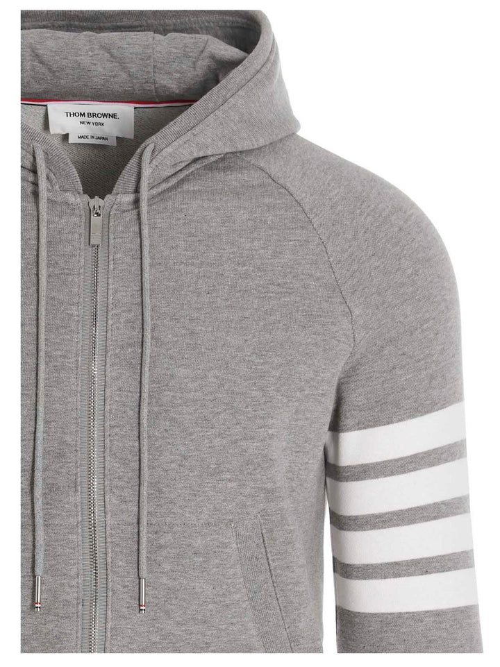 Thom Browne 4 Bar Sweatshirt - Gray | 333cb48b44ee8ca599959232159e18910f161a75
