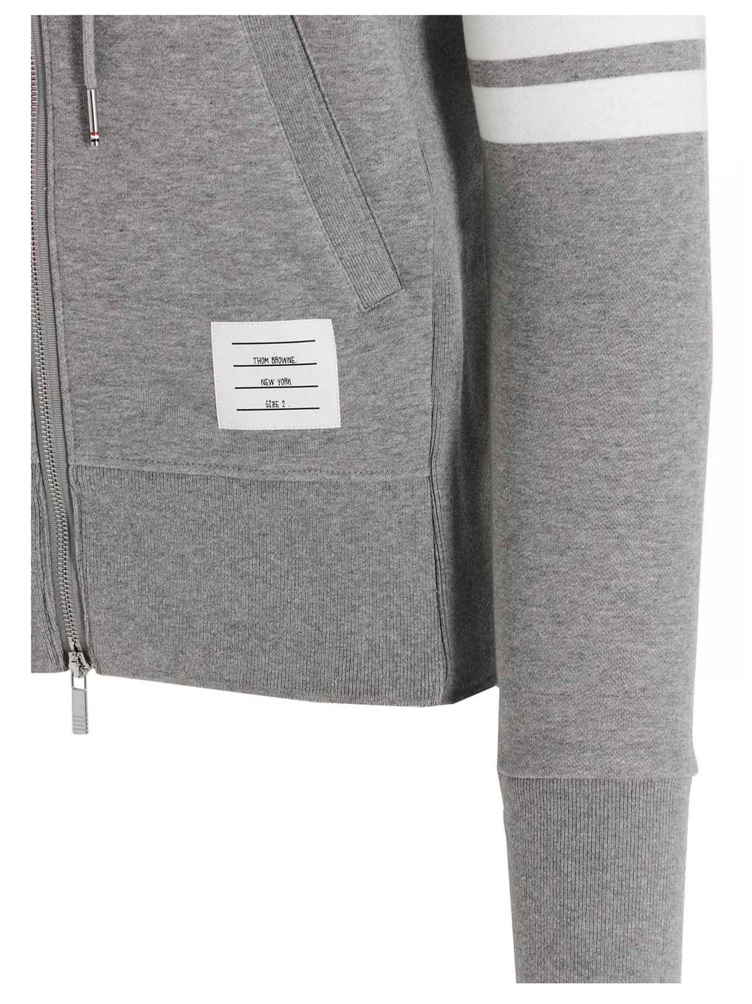Thom Browne 4 Bar Sweatshirt - Gray | 781449fbb7f9fcbb1d9f1f0af0e6351c6ce11403