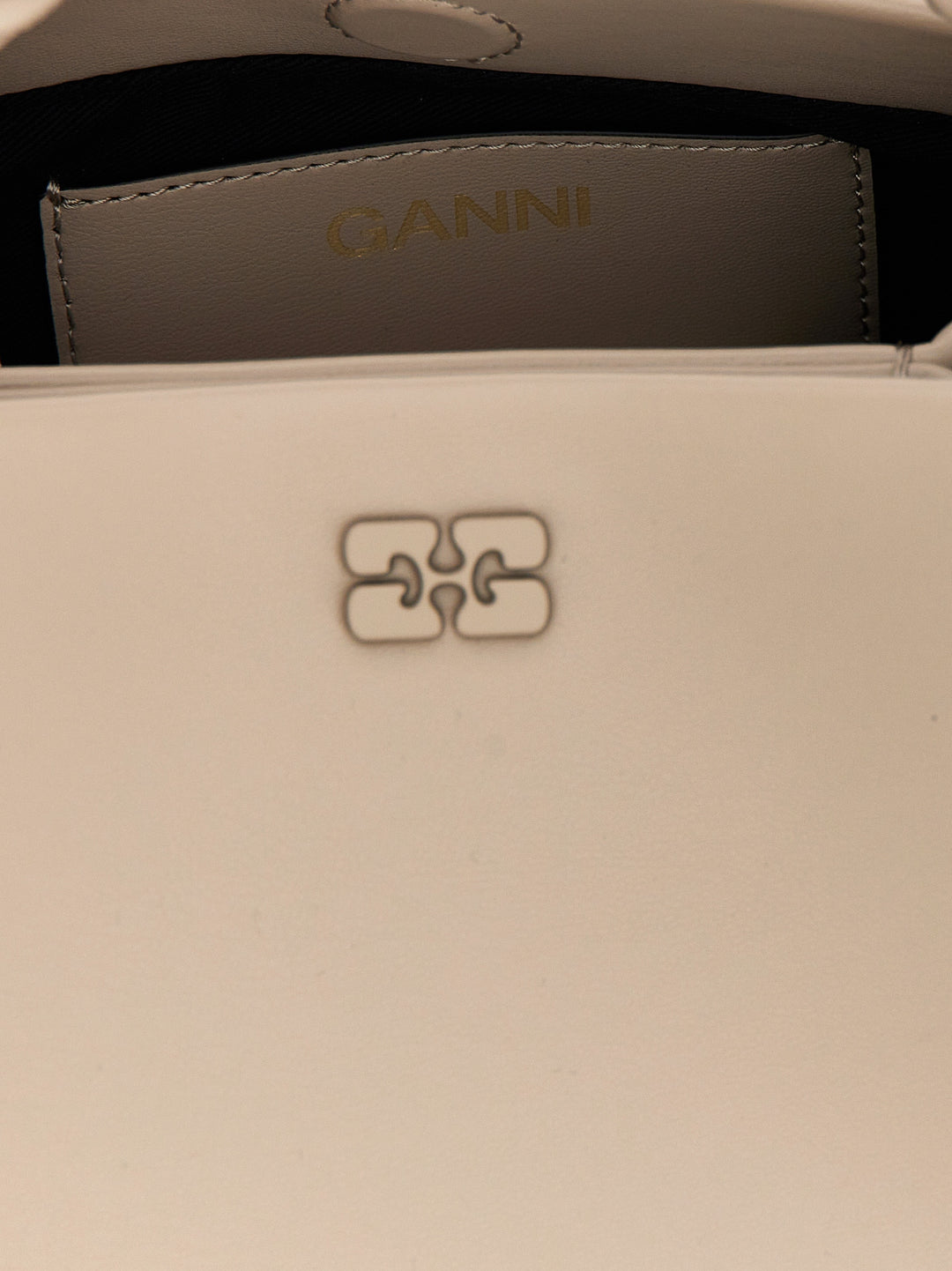 Ganni Small Ganni Bou Hand Bags - Gray | 8f7ca5ef04fe1683b85bf7892288ccf43bc71e69