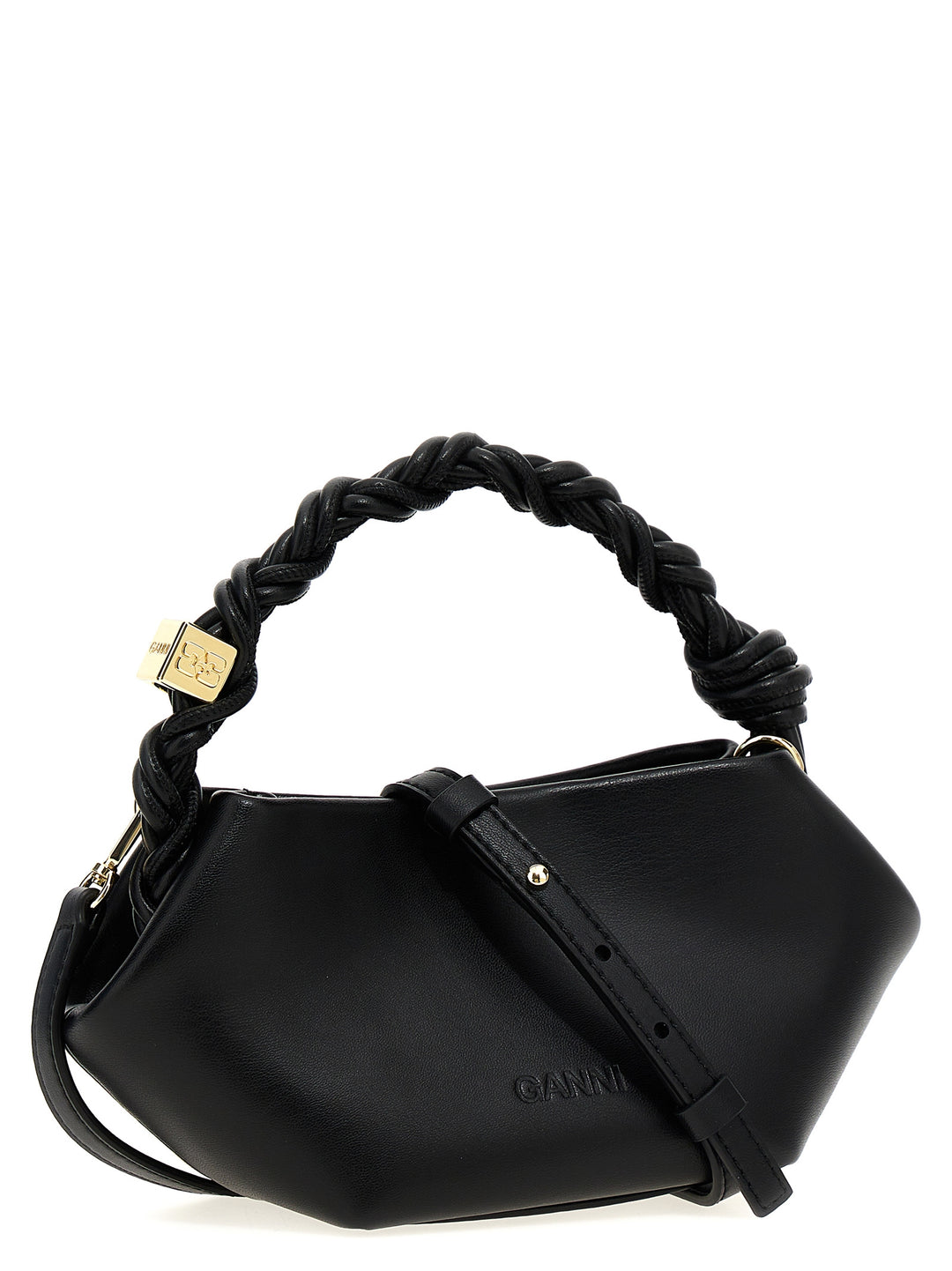 Black Mini Ganni Bou Hand Bags Black