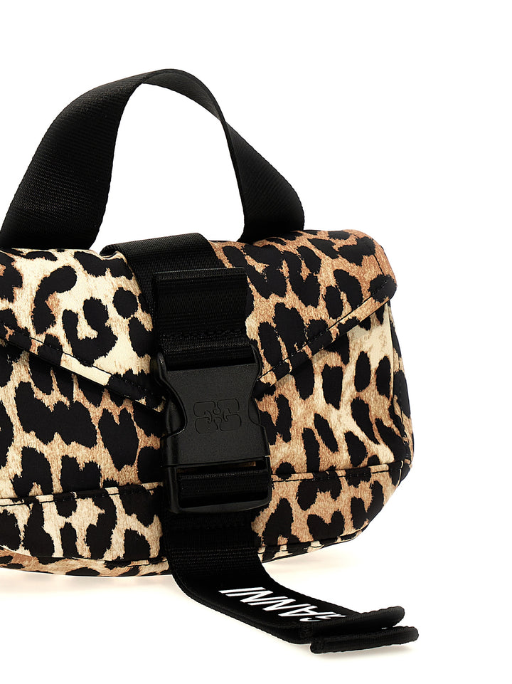 Leopard Tech Mini Satchel Crossbody Bags Multicolor