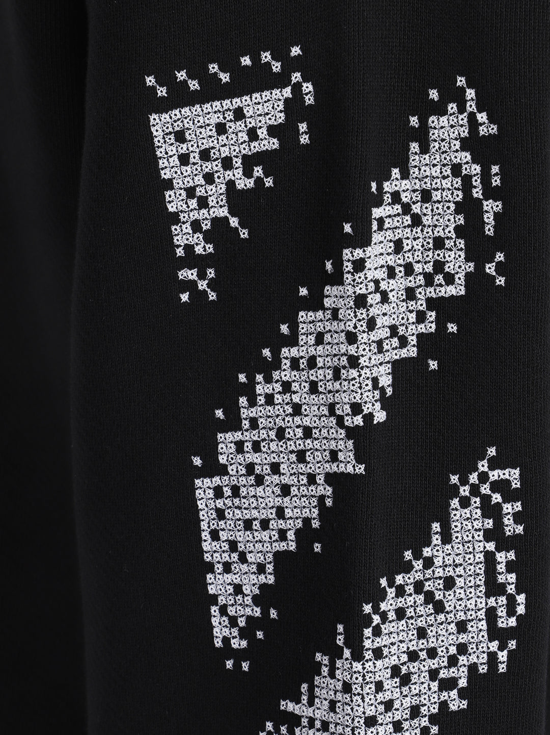 PIXEL DIAG SKATE CREWNECK