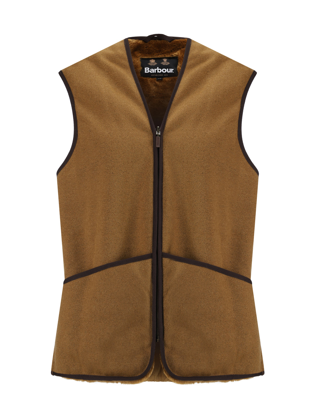 WARM PILE WAISTCOAT ZIP GILET